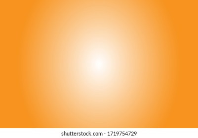 Orange gradient backdrop. Vector layout with copy space. Simple colorful bright background 