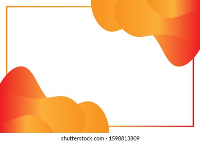 Orange gradient background. Eps10 vector