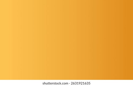 orange gradient background. Gradation from bright yellow to dark orange, creating a smooth and attractive color transition visual effect, suitable for use in graphic design or digital background.