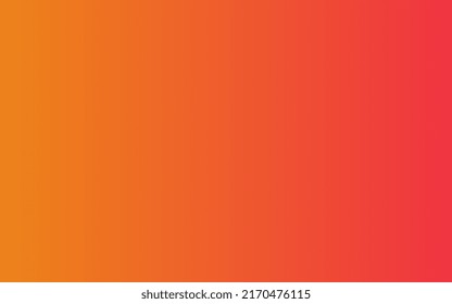 Orange gradient background, linear gradation banner template