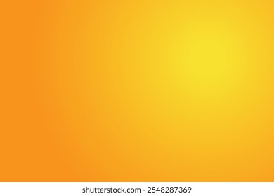 Fondo de gradiente naranja con transición de color suave y espacio vacío, Ilustración vectorial.