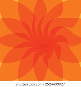 Orange gradient background template with line pattern