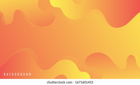 Fondo degradado naranja, Fondo de escritorio. Portada, Encabezado, Aterrizaje, Publicidad, En Blanco, Plantilla Espacial. Diseño del Vector Gráfico EPS10