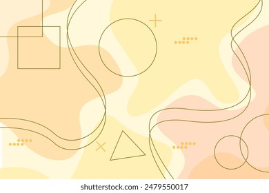 orange gradient color abstract background with lines
