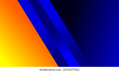 Orange gradient copy space with dark blue frame background