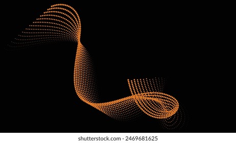 fondo texturizado abstracto geométrico del patrón texturizado del degradado del naranja