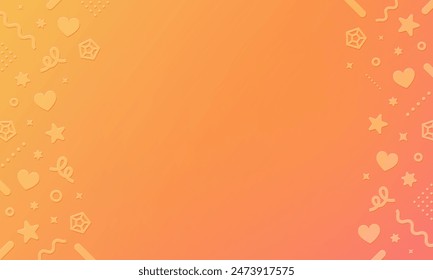 Degradado naranja. Ideal para eventos y campañas. Material elegante y lindo.