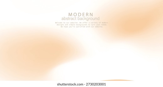 Orange Gradient Minimalist Abstract Background. Modern Background in Warm Gradient Tones. simple background. 