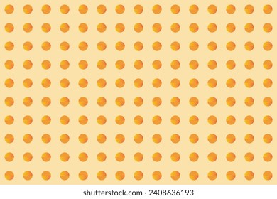 Orange gradient polka dots on a light orange background for textile, tiles, wallpaper, paper and more.