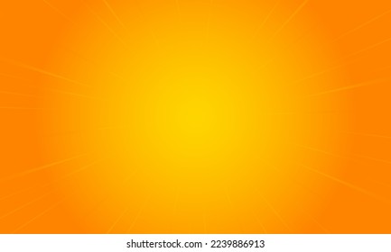 Diseño vectorial de fondo de ráfaga de gradiente naranja