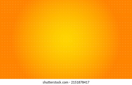 Orange gradient ray burst dot style background vector design