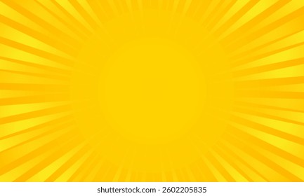 Orange gradient ray burst dot style background vector design