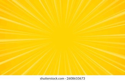 Orange gradient ray burst dot style background vector design