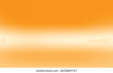 recorte de forma de gradiente de laranja em plano de fundo transparente, cor vibrante laranja malha gradiente efeito sobreposição recorte realista, efeito de gradiente