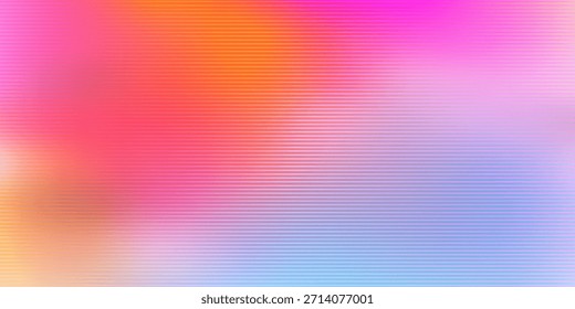 Sala de estudio de gradiente naranja, patrón de fondo abstracto, paredes y piso reflejan luces de neón, tonos oscuros y sienten la velocidad de la tecnología digital conectada de fondo azul-amarillo.