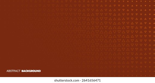 Orange Gradient Triangle Pattern Background