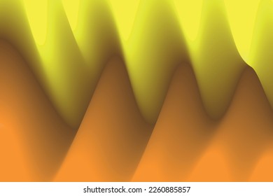 orange gradient wave abstract background. modern graphic for landing page and computer desktop background. 3d vector
