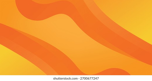 Fondo de onda de degradado naranja. Diseño de moda creativo moderno en Ilustración vectorial