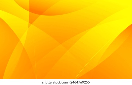 Orange gradient wavy background. Vector illustration