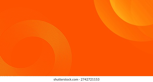 Orange gradient yellow cirlce background. Simple modern design. Suit for wallpaper, design, poster, brochure