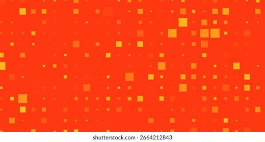 orangefarbener, karierter Hintergrund mit roter Vignette