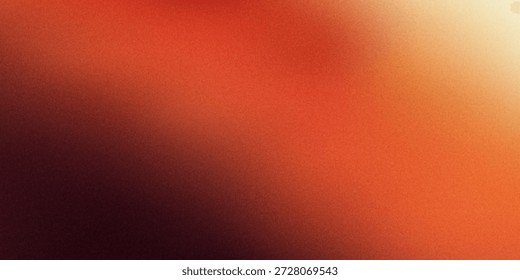 Orange grainy Farbverlauf abstrakte Hintergrund Geräuschtextur Header Poster Banner Header Hintergrund Design