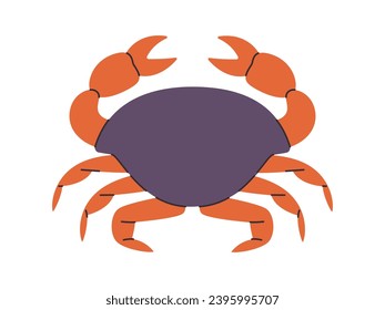 orange and gray color dungeness crab species of crab wild nature ocean animal sea life shellfish delicious meal seafood