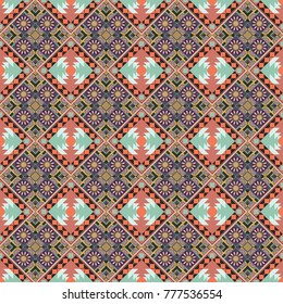 Orange, gray and neutral background texture. Vector illustration. Endless abstract seamless pattern.