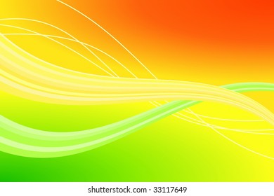 Orange and Green