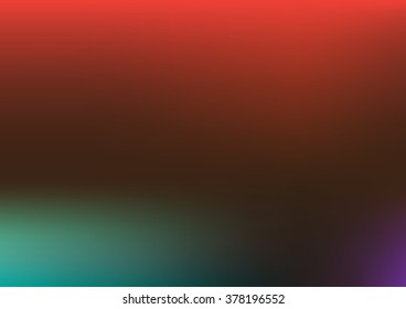 Orange with green abstract background