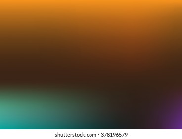 Orange with green abstract background