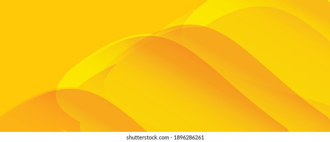Orange and green abstract geometric background. Simple wave liquid circles and triangles abstract background. Vector illustration for covers, banners, fliers and posters and other designs