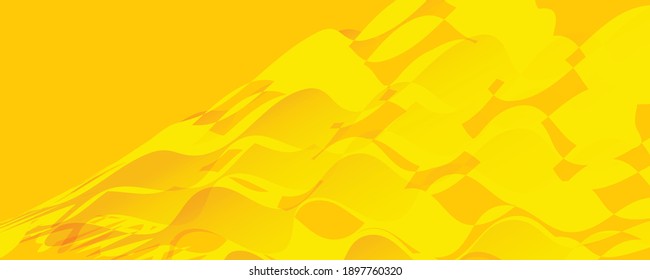 Orange and green abstract geometric background. Simple wave liquid circles and triangles abstract background. Vector illustration for covers, banners, fliers and posters and other designs