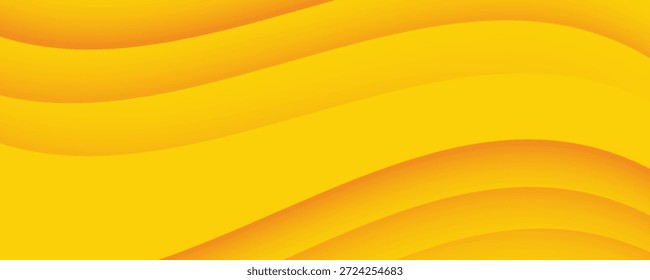 Orange and green abstract geometric background. Simple wave liquid circles and triangles abstract background. Vector illustration for covers, banners, fliers and posters and other designs