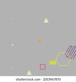 Orange Green Blue Digital Geometrical Modern Design. Pink Violet Red Ornamental Fabrics. Simple Purple Grey Vector Illustration. Yellow Colorful Multicolor Modern Hipster Style Background.