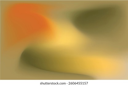orange green blured abstract backdrop 