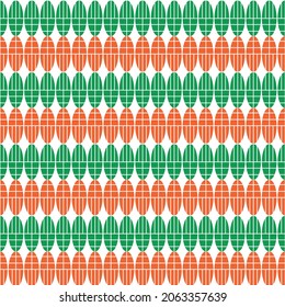 Orange and green color abstract pattern seamless background