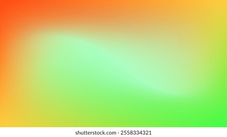 Orange green gradient mesh abstract background nice for wallpaper or banner