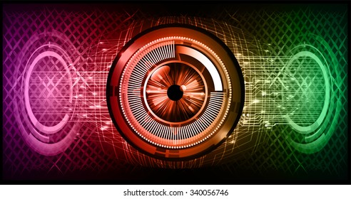orange green pink Light Abstract Technology background for computer graphic website internet and business. circuit. illustration. digital. infographics. binary code. www. vector.one. zero. eye