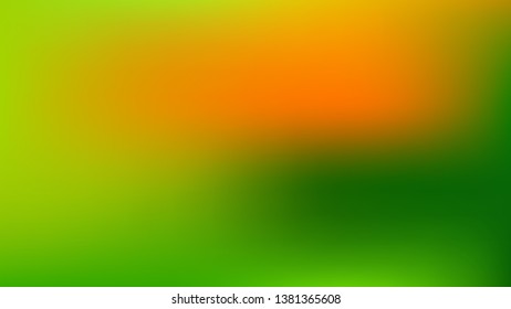 Orange and Green Presentation Background Illustrator