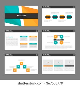 Red Orange Multipurpose Infographic Presentation Template Stock Vector ...