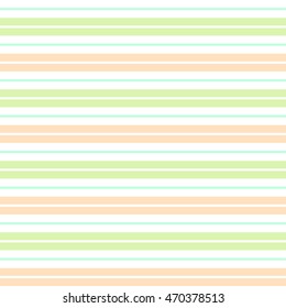 Orange Green White Stripes Background Vector Illustration