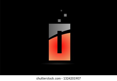 orange grey on black background number 0 logo design suitable for a company or business