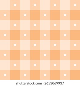 Orange grid background and white stars