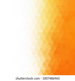 Orange Grid Mosaic Background, Creative Design Templates