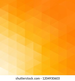 Orange Grid Mosaic Background, Creative Design Templates