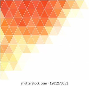 Orange Grid Mosaic Background, Creative Design Templates