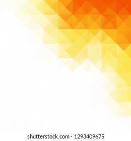 Orange Grid Mosaic Background, Creative Design Templates