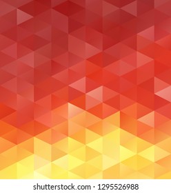 Orange Grid Mosaic Background, Creative Design Templates