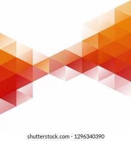 Orange Grid Mosaic Background, Creative Design Templates